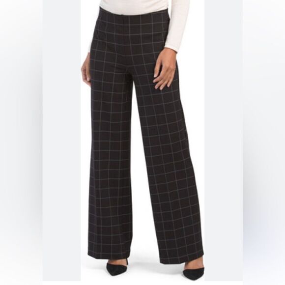 NWT Nicole Miller High Rise Wide Leg Pants - Picture 1 of 9